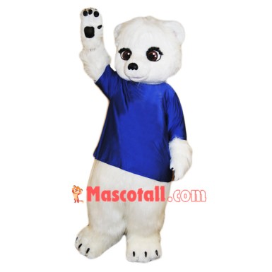 Little Cute Polar bear Mascot Costume