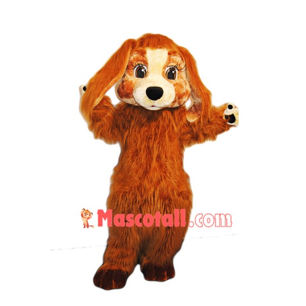 Super Cute Furry Dog Mascot Costume