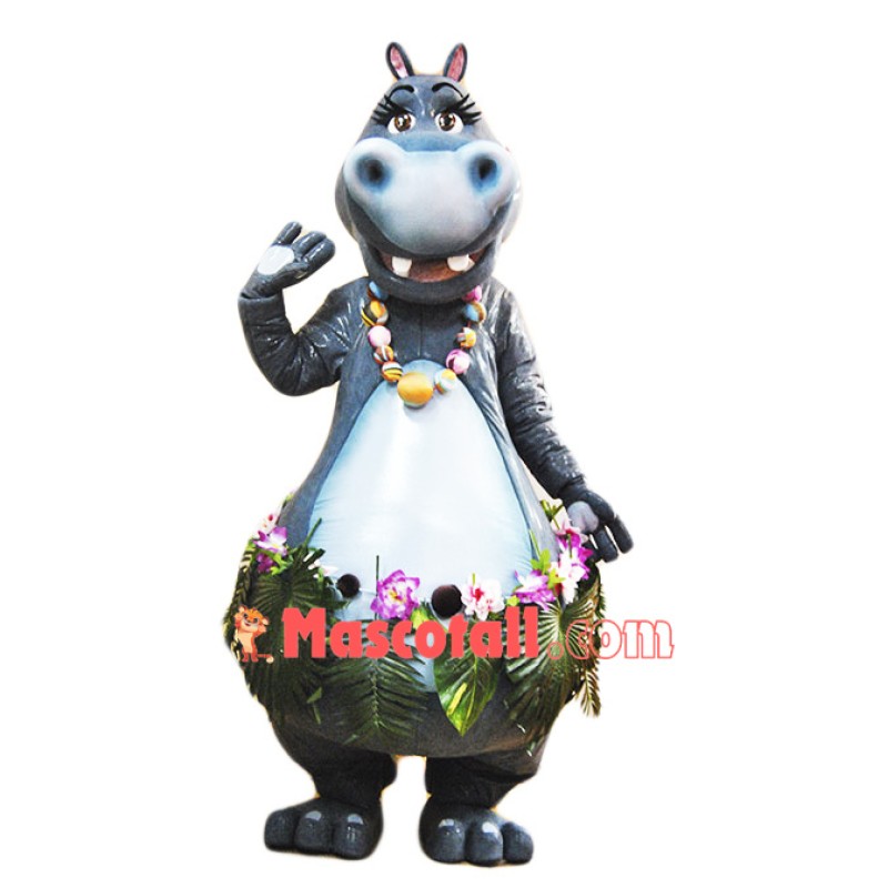 Beautiful Hippopotamus Mascot Costume Free Shipping