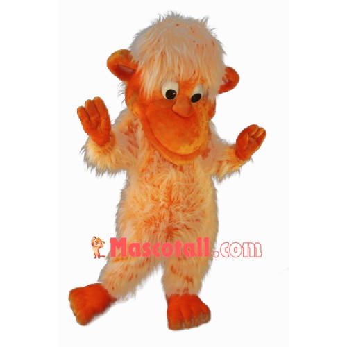 Orange Monkey Mascot Costume