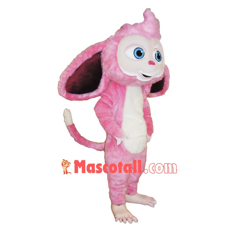 Pink Monkey Mascot Costume