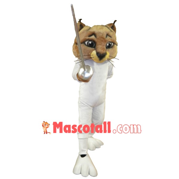 Fencer Cat Mascot Costume