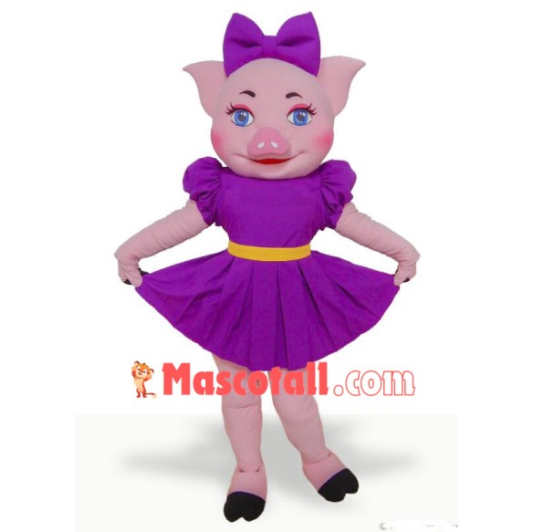 Super Beautiful Pig Mascot Costume