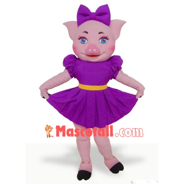 Super Beautiful Pig Mascot Costume