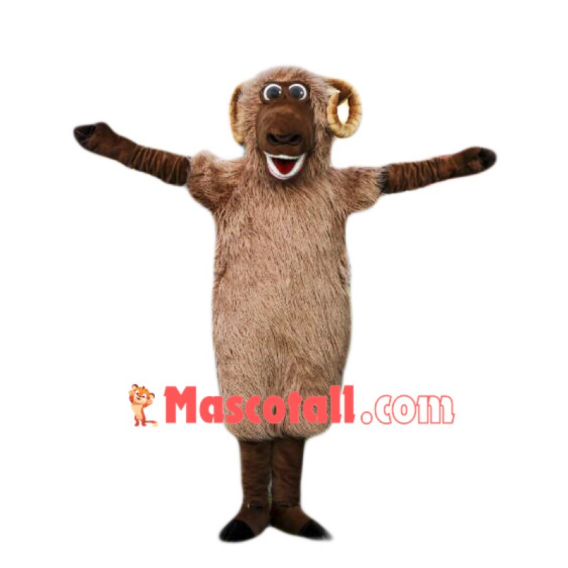 Happy Lightweight Sheep Mascot Costume