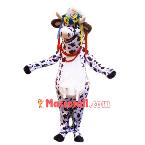 Beautiful Lightweight Cow Mascot Costume