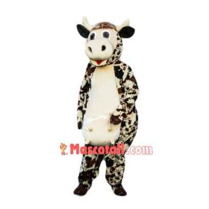 Friendly Cow Mascot Costume Free Shipping