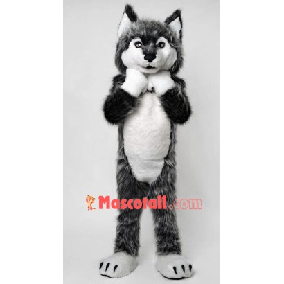 Super Cute Wolf Mascot Costume