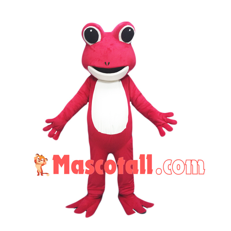 Red Lightweight Frog Mascot Costume