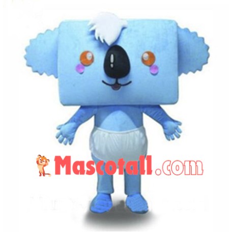 Baby Blue Koala Mascot Costume