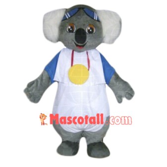 Cute Cartoon Koala Mascot Costume
