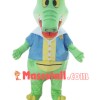 Green Alligator Crocodile Mascot Costume
