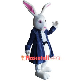 Top Quality White Rabbit Mascot Costume