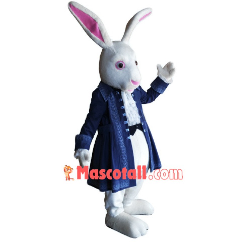 Top Quality White Rabbit Mascot Costume