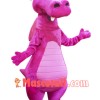 Pink Dragon Mascot Costume