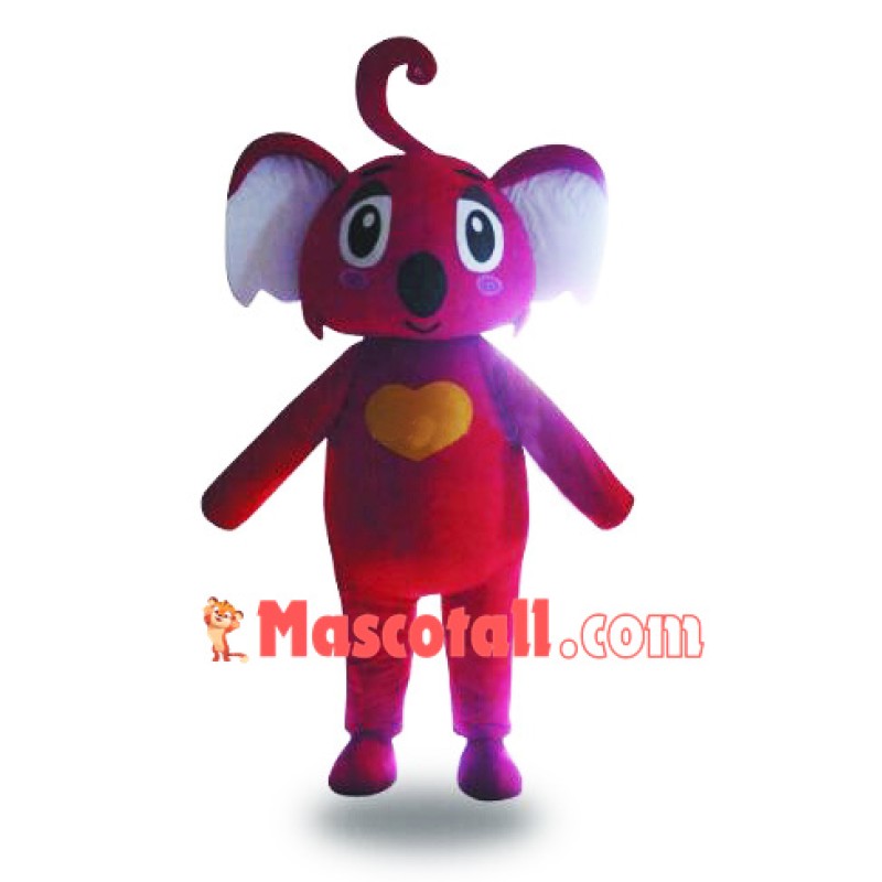 Red Koala Mascot Costume