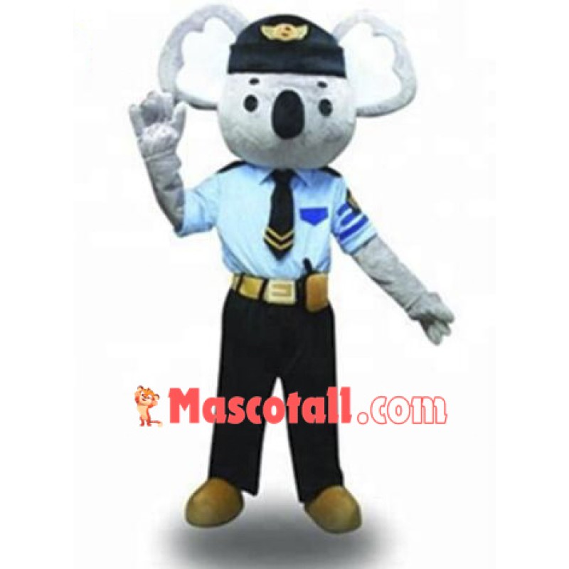 Police Koala Mascot Costume