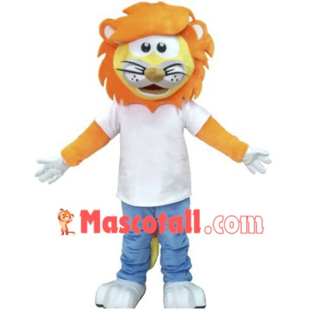 Professional Plush Lion Mascot Costume
