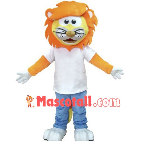 Professional Plush Lion Mascot Costume