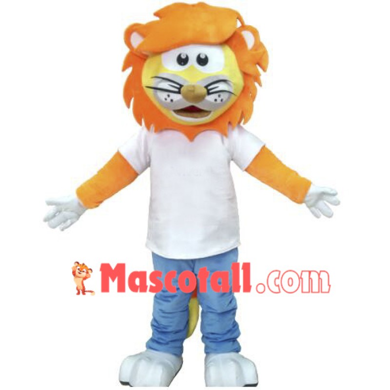 Professional Plush Lion Mascot Costume