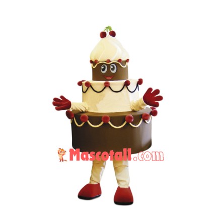 Top Quality Birthday Cake Mascot Costume