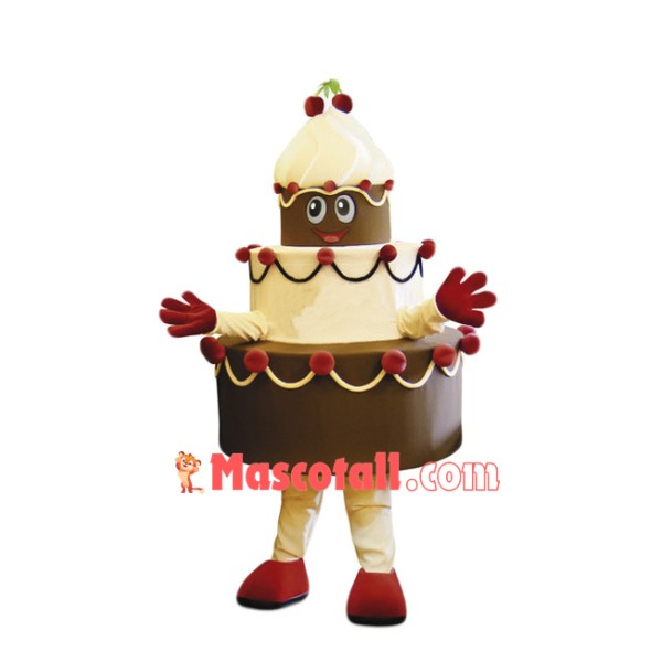 Top Quality Birthday Cake Mascot Costume