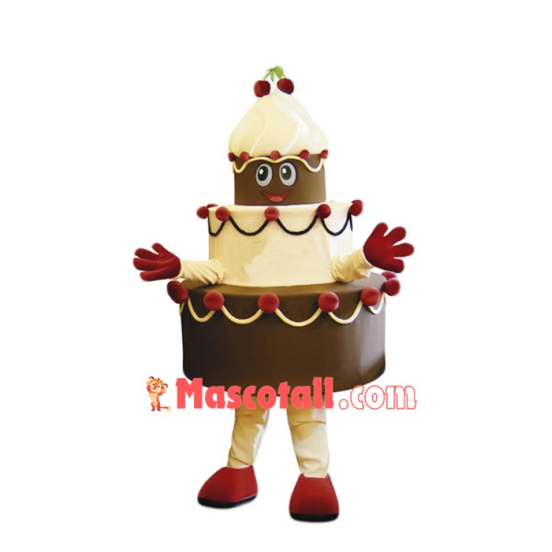 Top Quality Birthday Cake Mascot Costume