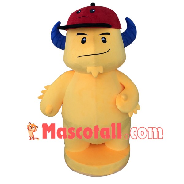 Decorative Bull Head Ornament Mascot Costume