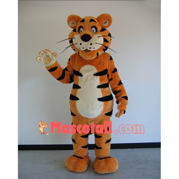 Docile The Adult Size Tiger Mascot Costume