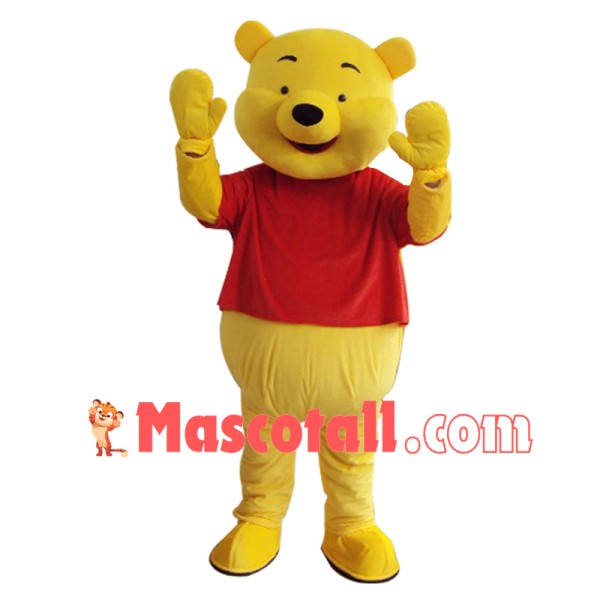 Winnie The Pooh Mascot Fashion Cartoon Costume