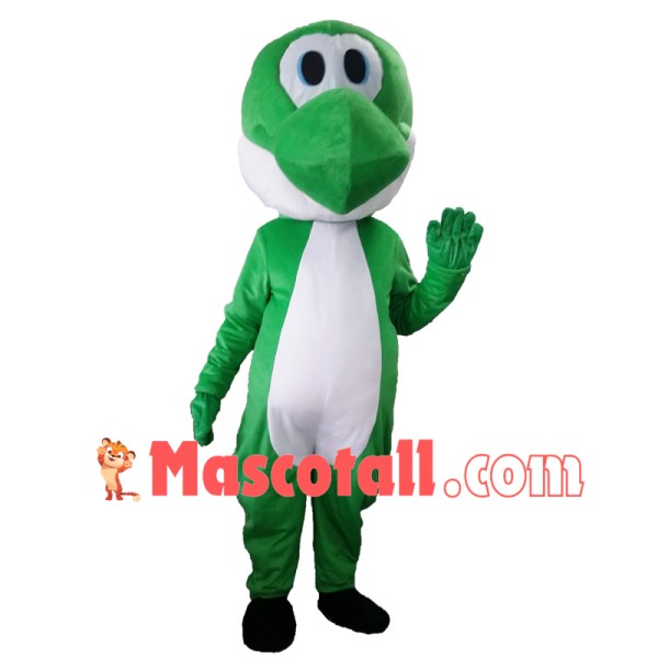 Navie The Green Baby Dinosaur Mascot Costume