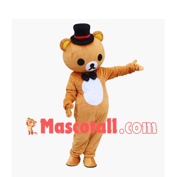 Rilakkuma With Top Hat Mascot Costume for Adult