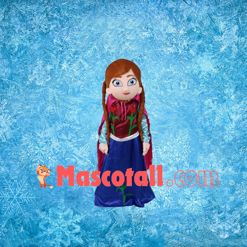 Brave Little Princess Anna Mascot Costume