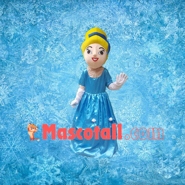 The Enchanted Princess Cinderella Mascot Costume