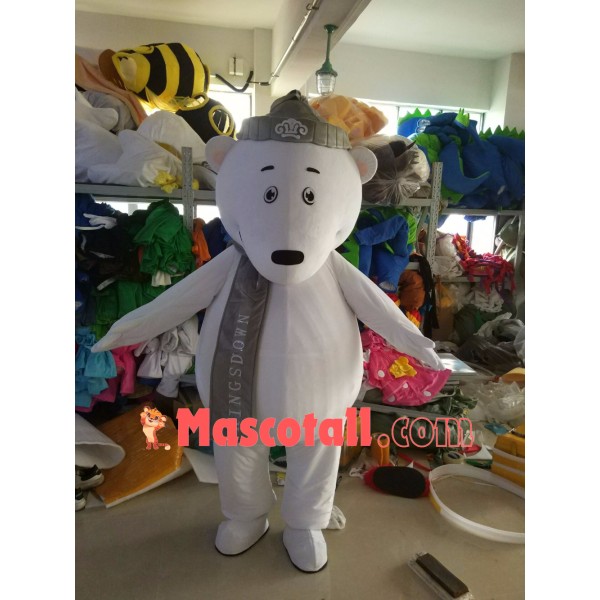 Polar Bear of Luxurious Mattress Mascot Costume