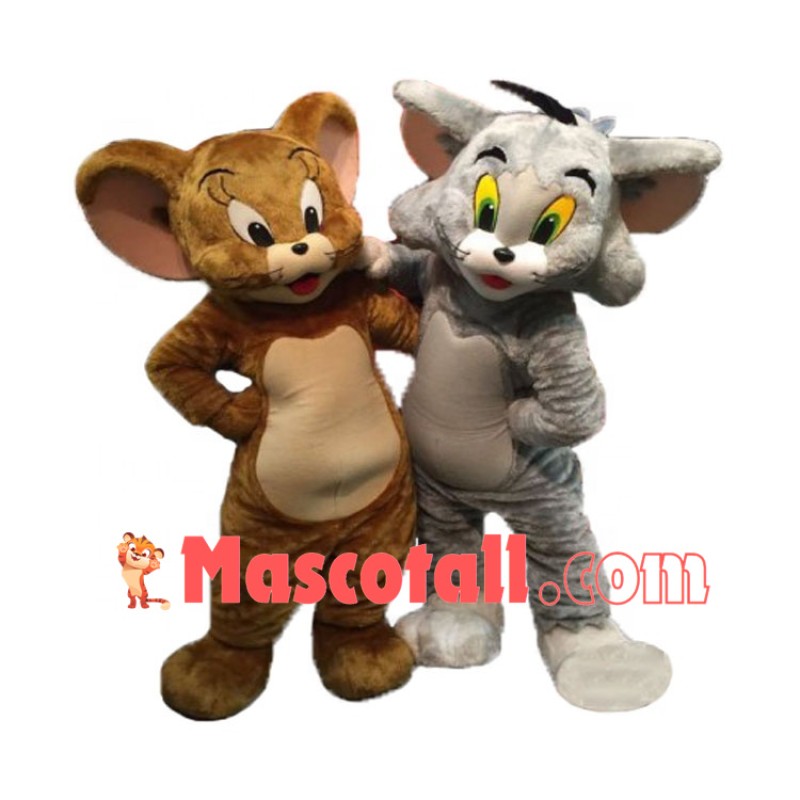 Fashion Cartoon Tom & Jerry Mascot Costume