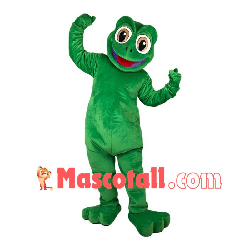Big Foot The Power Frog Mascot Costume