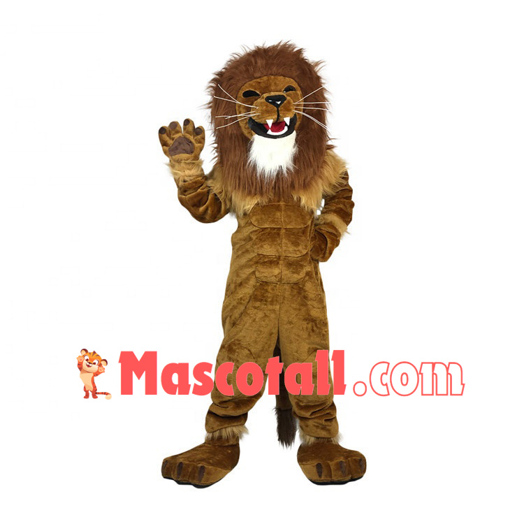 Gentle The Violent Muscle Lion Mascot Costume