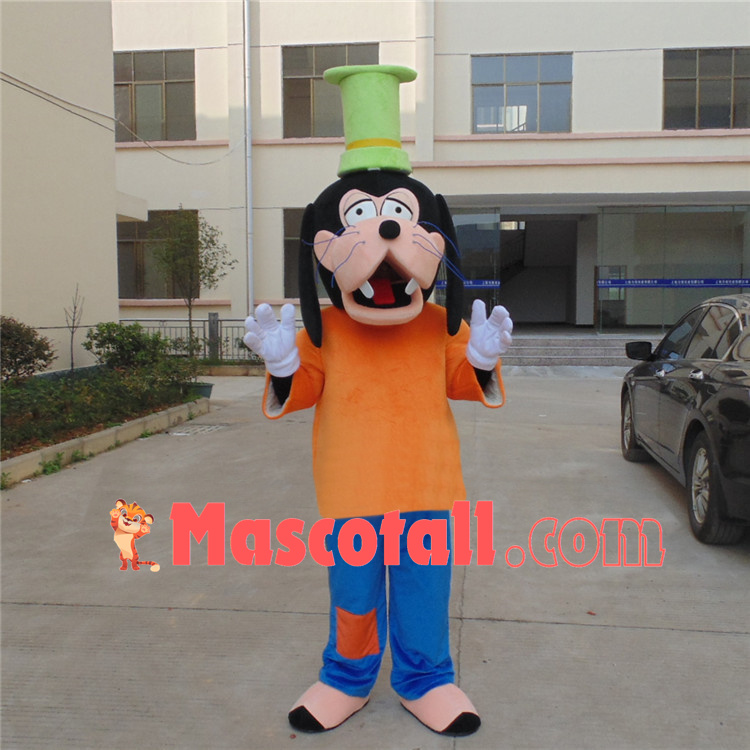 Cartoon Character Goofy Dog Mascot Costume