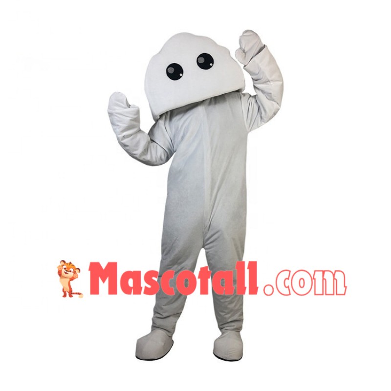 Lovely Cartoon Whole White Cloud Doll Mascot Costume