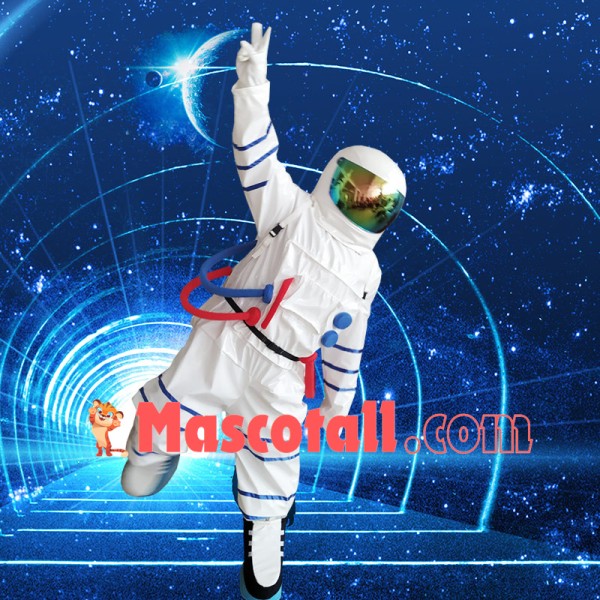 Astronaut Floating In Outer Space Mascot Costume