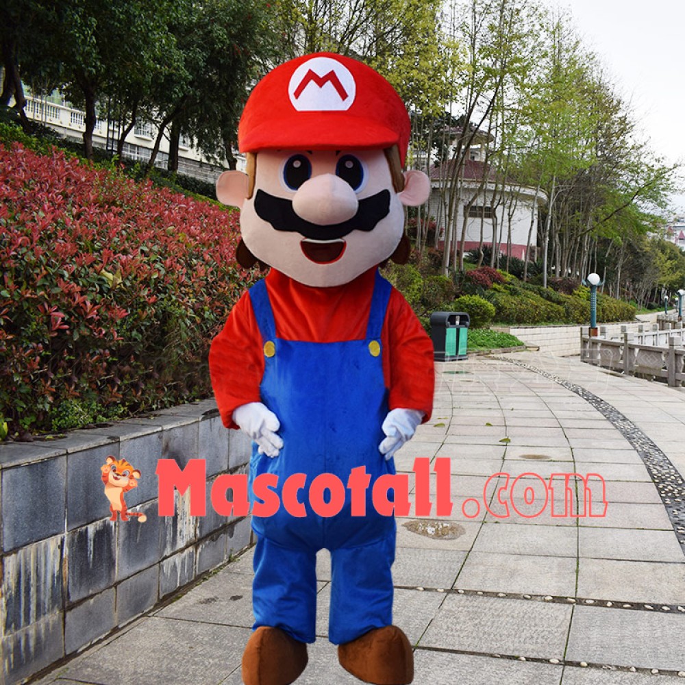 Fashion Game Character Super Mario Mascot Costume