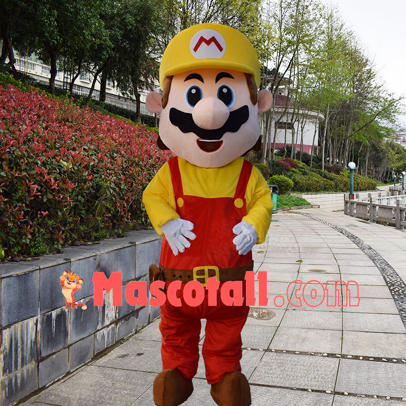 Fashion Game Character Super Mario Mascot Costume