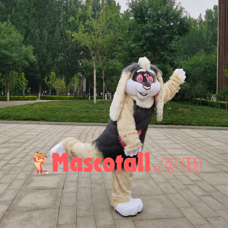 Customized Furry Lop-eared Rabbit Mascot Costume