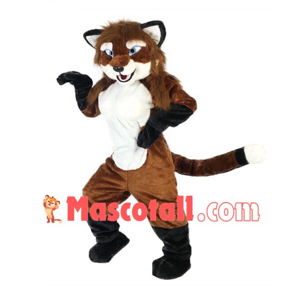 Sneaky Walking The Brown Wild Fox Mascot Costume