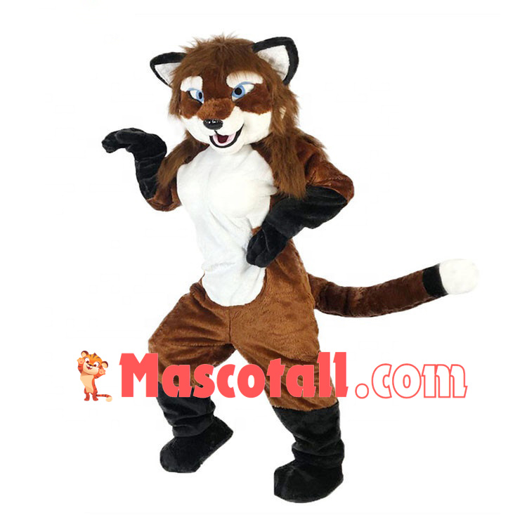 Sneaky Walking The Brown Wild Fox Mascot Costume