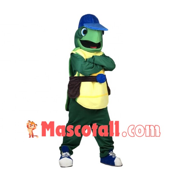 The Confident Repairman Tortoise Mascot Costume