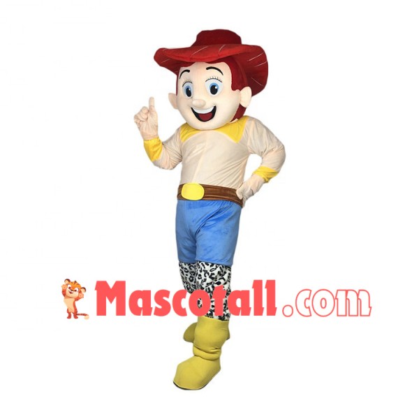 Skilled Young Milkman On Farm Mascot Costume