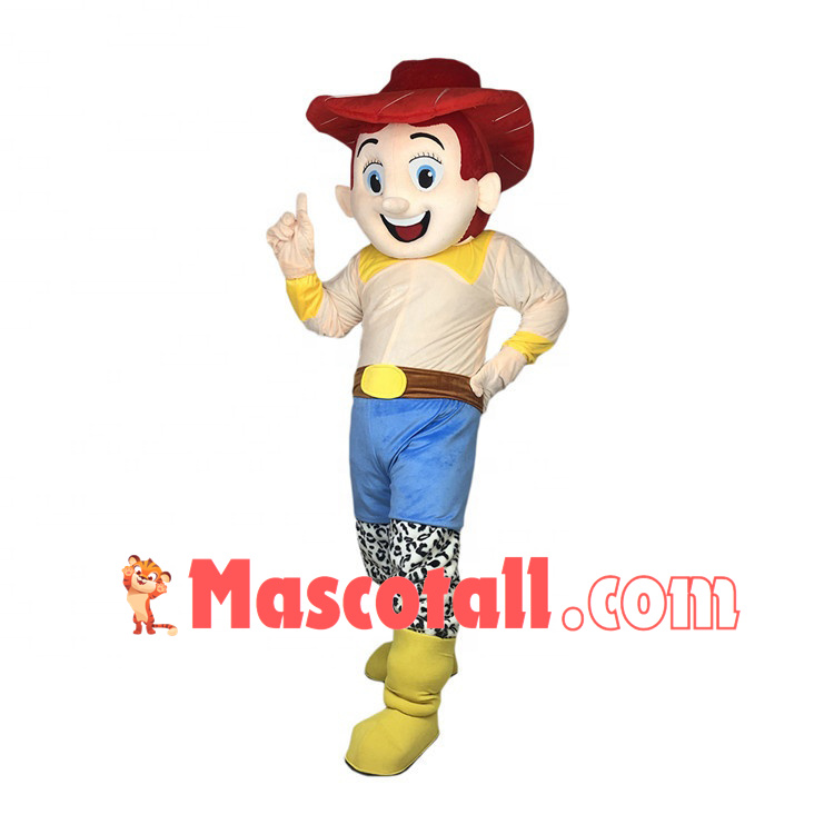 Skilled Young Milkman On Farm Mascot Costume