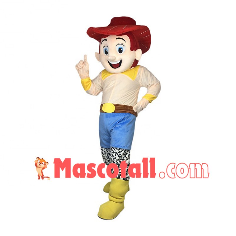 Skilled Young Milkman On Farm Mascot Costume
